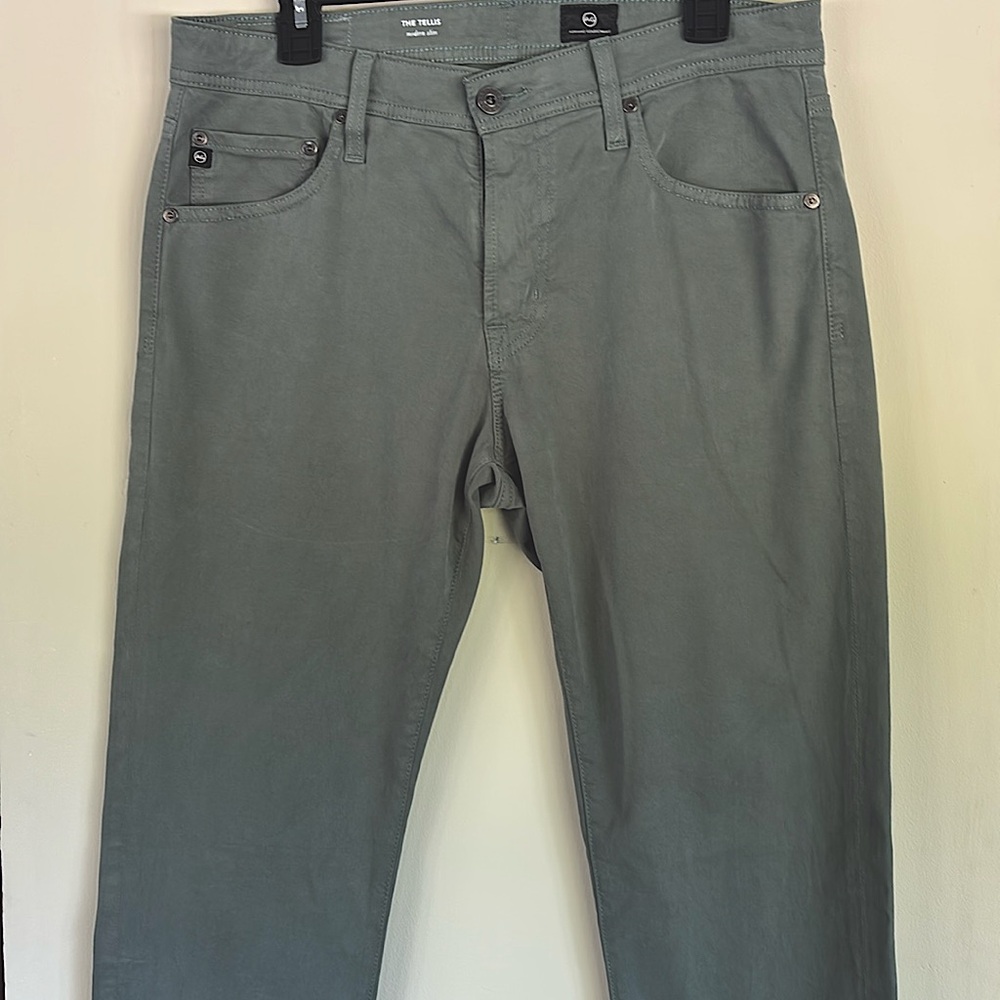 Men’s AG Tellis SUD sueded modern slim Pants size 32x34